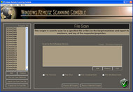 Windows Remote Scanning Console screenshot